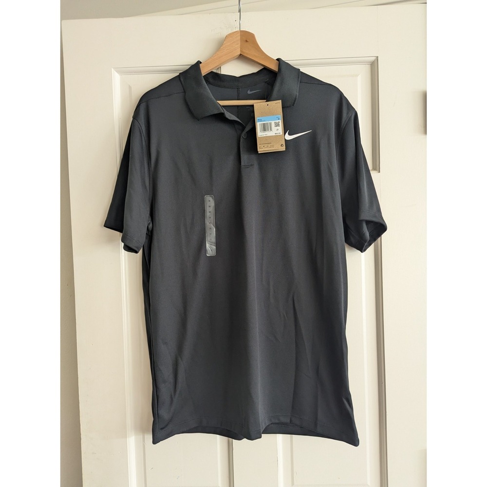 NEW !! Men's Nike Dri Fit Golf Polo SHIRT TOP Size M Medium Move To zero